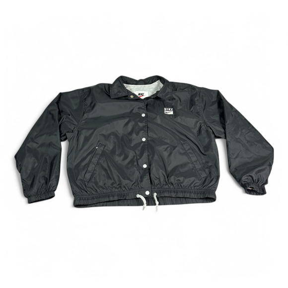 Vintage Nike Track Suit Youth LARGE 12-14 Black Jacket Pants Full Set Lined 90s - Picture 2 of 15